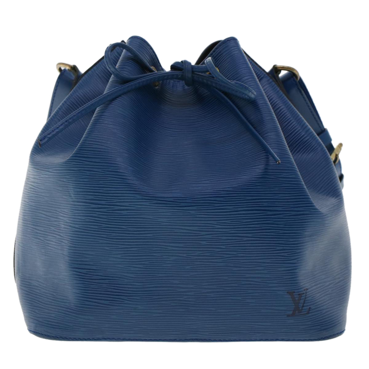 LOUIS VUITTON Epi Petit Noe Shoulder Bag Blue M44105 LV Auth 47742