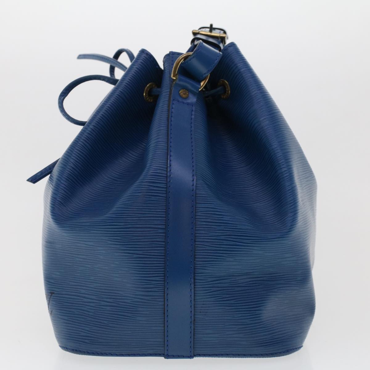 LOUIS VUITTON Epi Petit Noe Shoulder Bag Blue M44105 LV Auth 47742