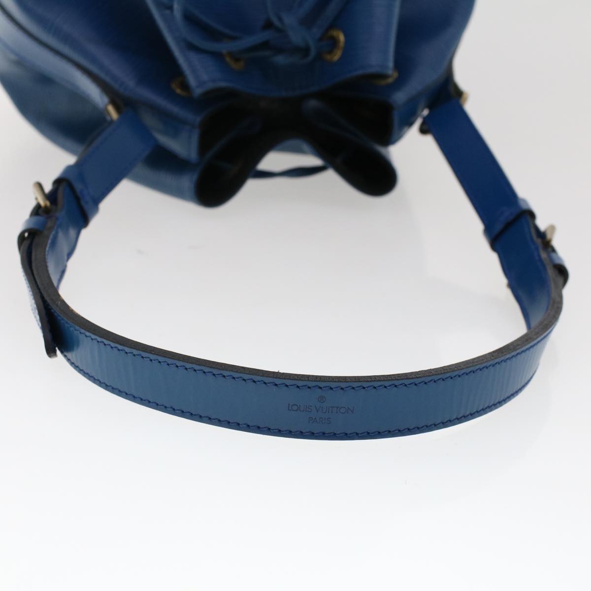 LOUIS VUITTON Epi Petit Noe Shoulder Bag Blue M44105 LV Auth 47742