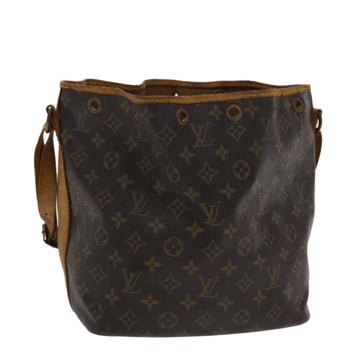 LOUIS VUITTON Monogram Petit Noe Shoulder Bag M42226 LV Auth 47779