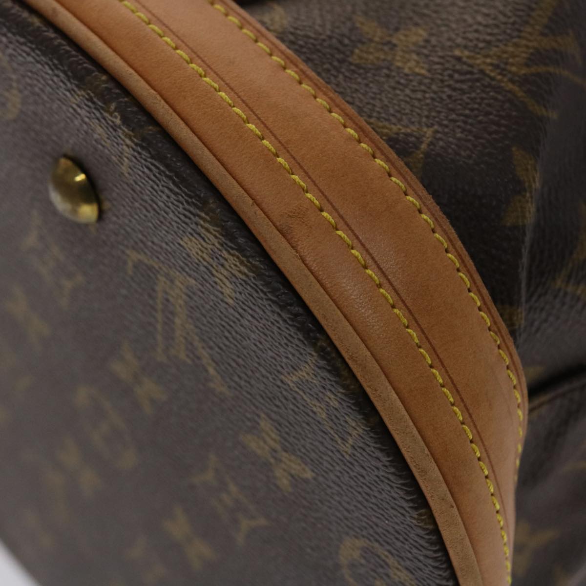 LOUIS VUITTON Monogram Bucket GM Shoulder Bag M42236 LV Auth 47780