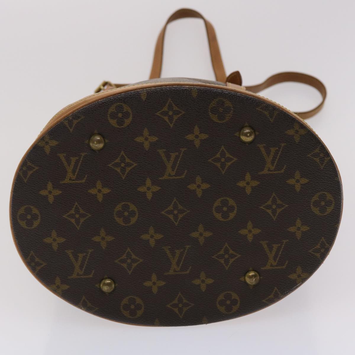 LOUIS VUITTON Monogram Bucket GM Shoulder Bag M42236 LV Auth 47780