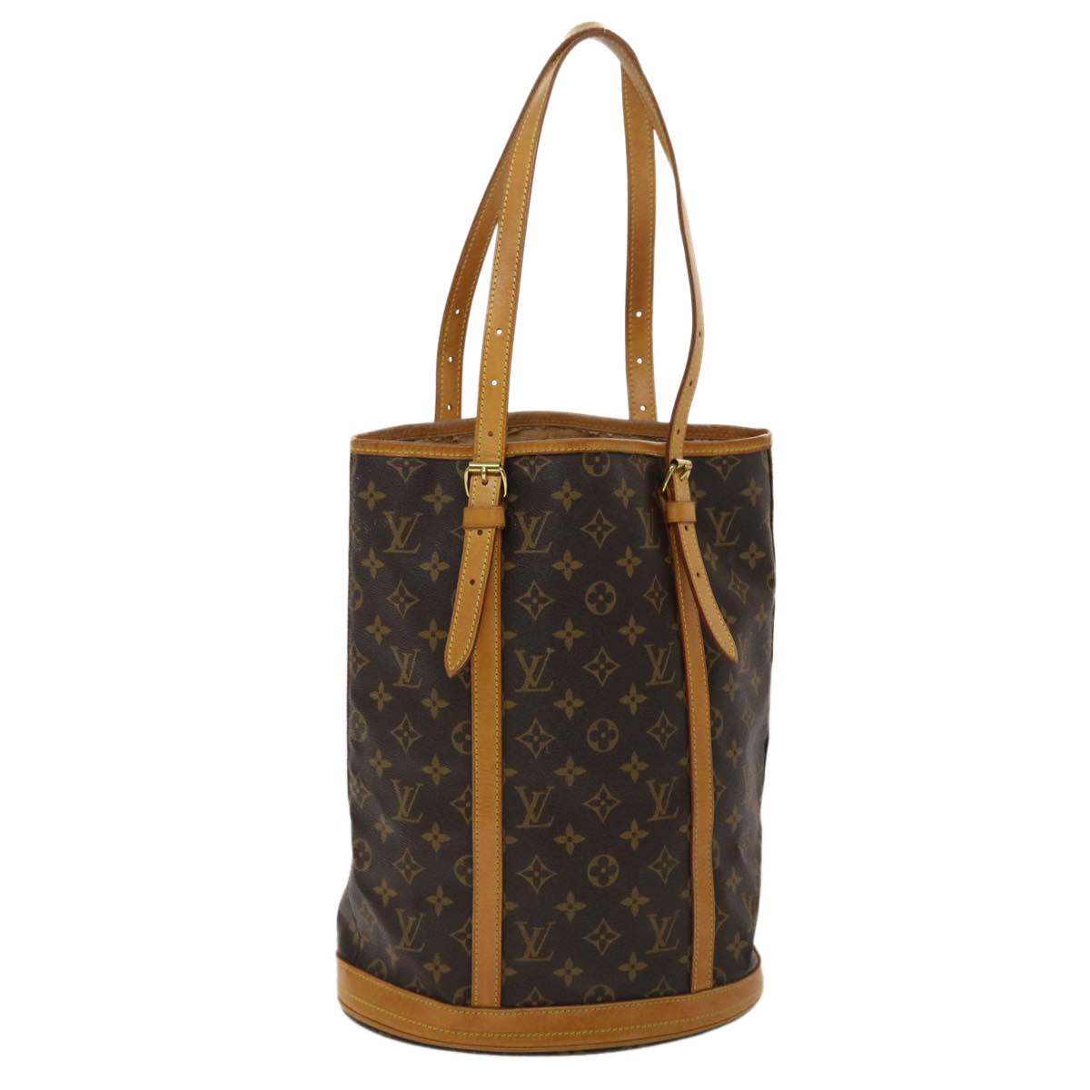 LOUIS VUITTON Monogram Bucket GM Shoulder Bag M42236 LV Auth 47781