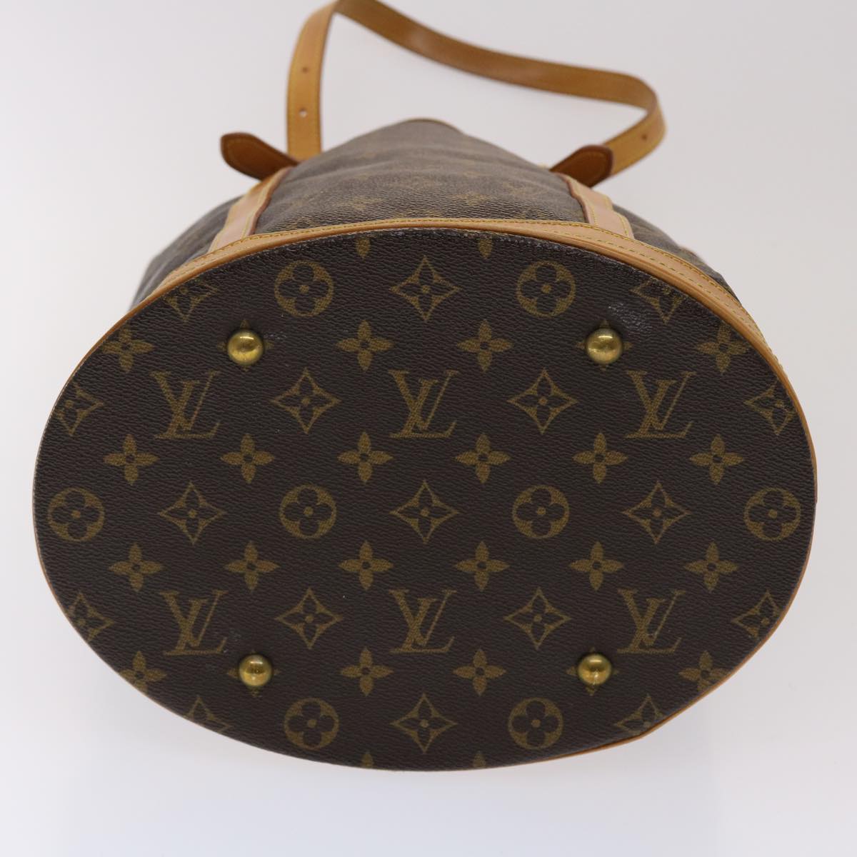 LOUIS VUITTON Monogram Bucket GM Shoulder Bag M42236 LV Auth 47781