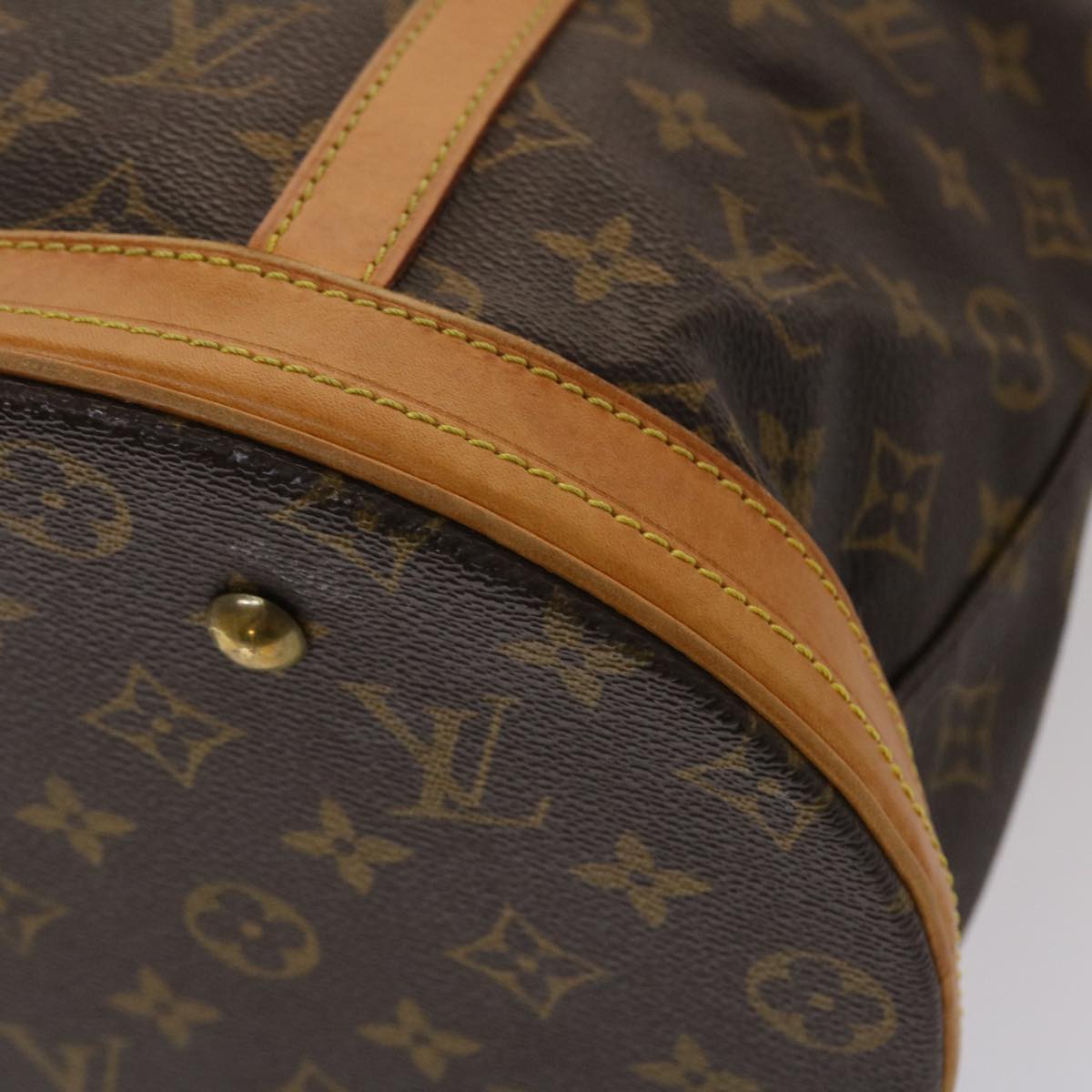 LOUIS VUITTON Monogram Bucket GM Shoulder Bag M42236 LV Auth 47781