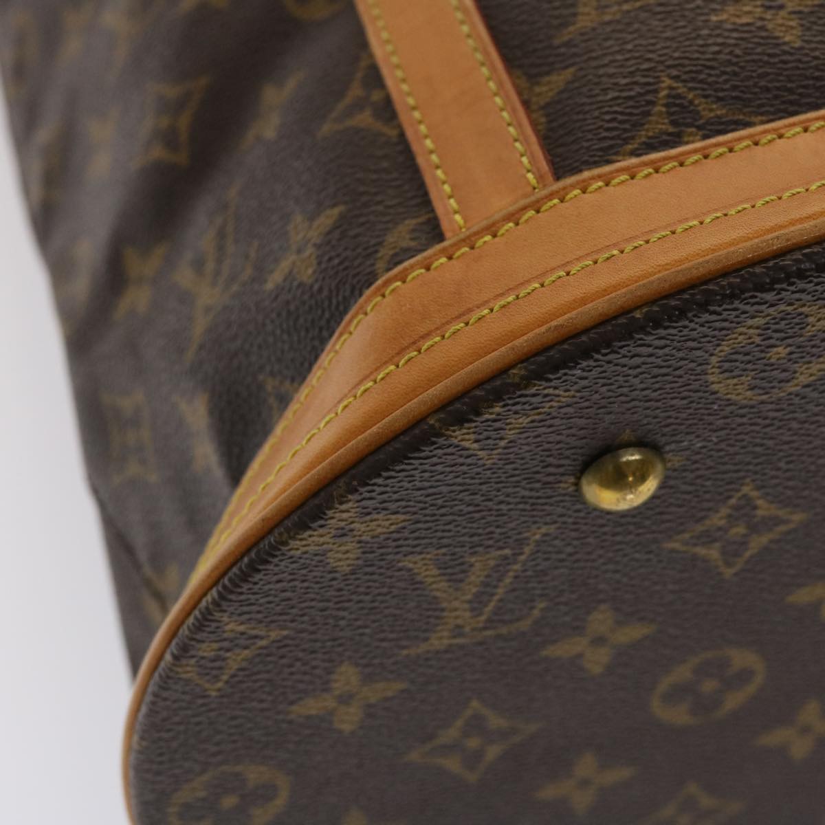 LOUIS VUITTON Monogram Bucket GM Shoulder Bag M42236 LV Auth 47781