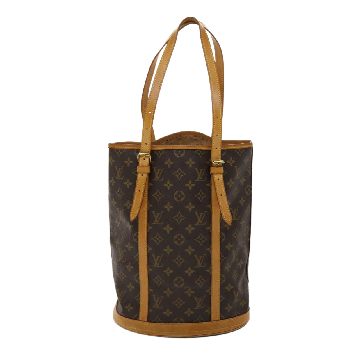 LOUIS VUITTON Monogram Bucket GM Shoulder Bag M42236 LV Auth 47781