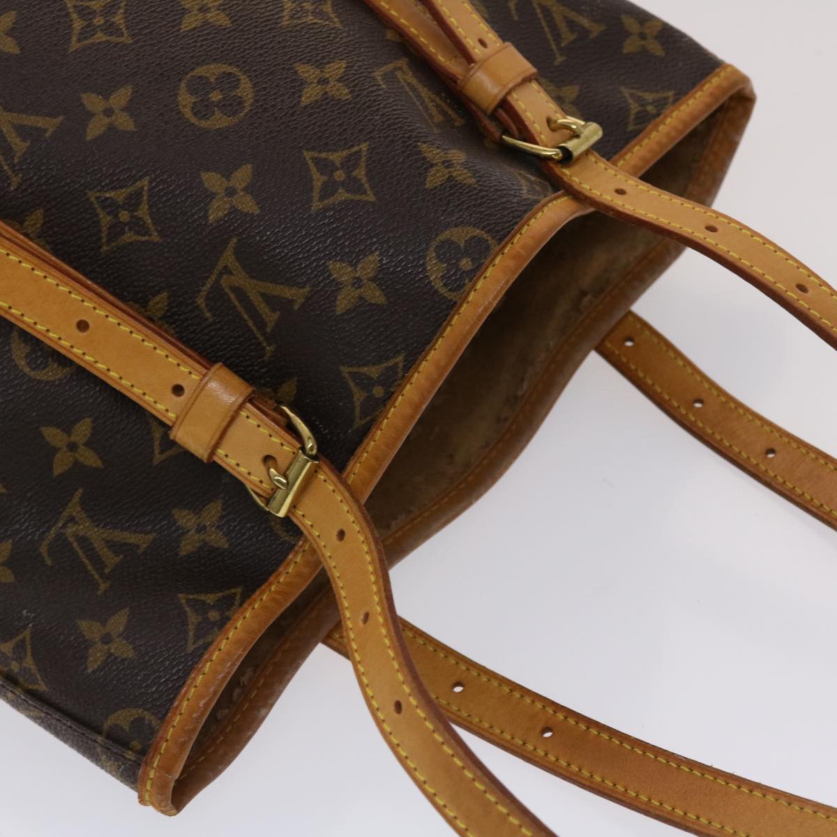 LOUIS VUITTON Monogram Bucket GM Shoulder Bag M42236 LV Auth 47781