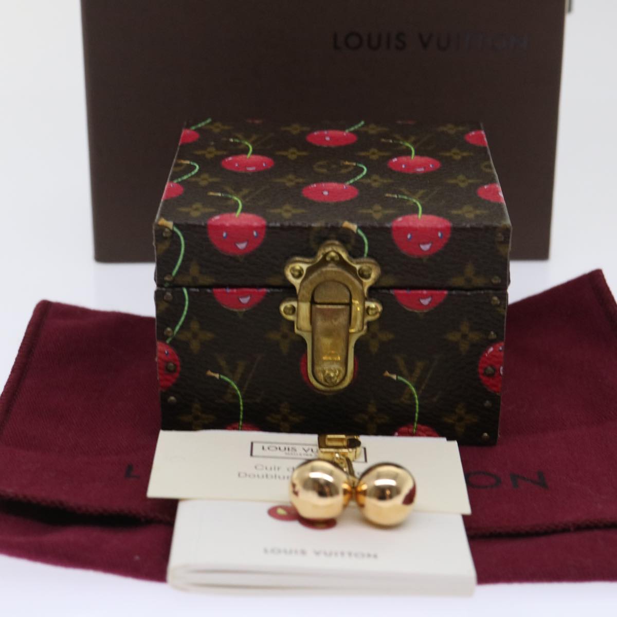 LOUIS VUITTON Monogram Cherry Box Limited To 200 Pieces World Wide Auth 47829A