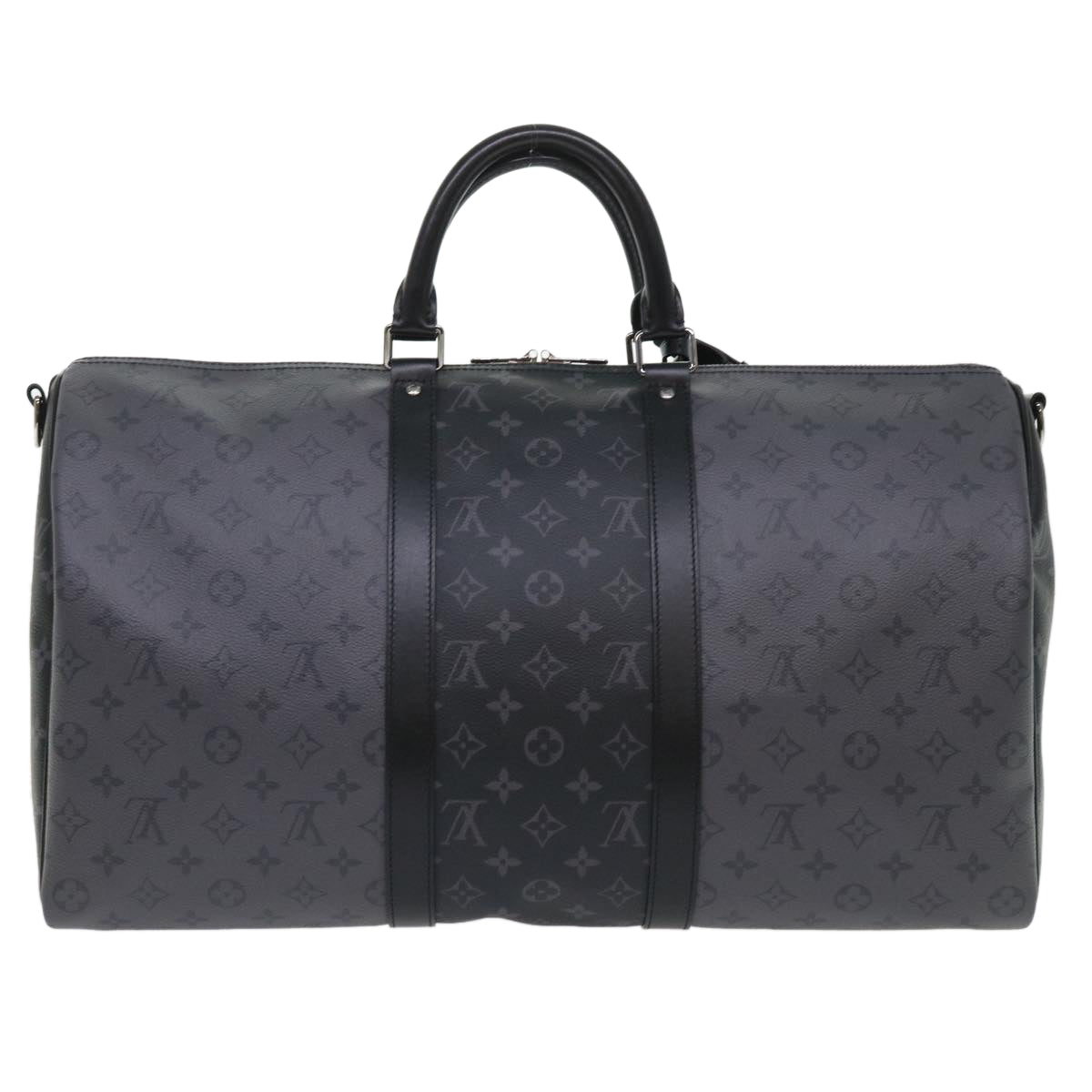 LOUIS VUITTON Eclipse Reverse Keepall Bandouliere 50 Bag M45392 LV Auth 47830A - 0