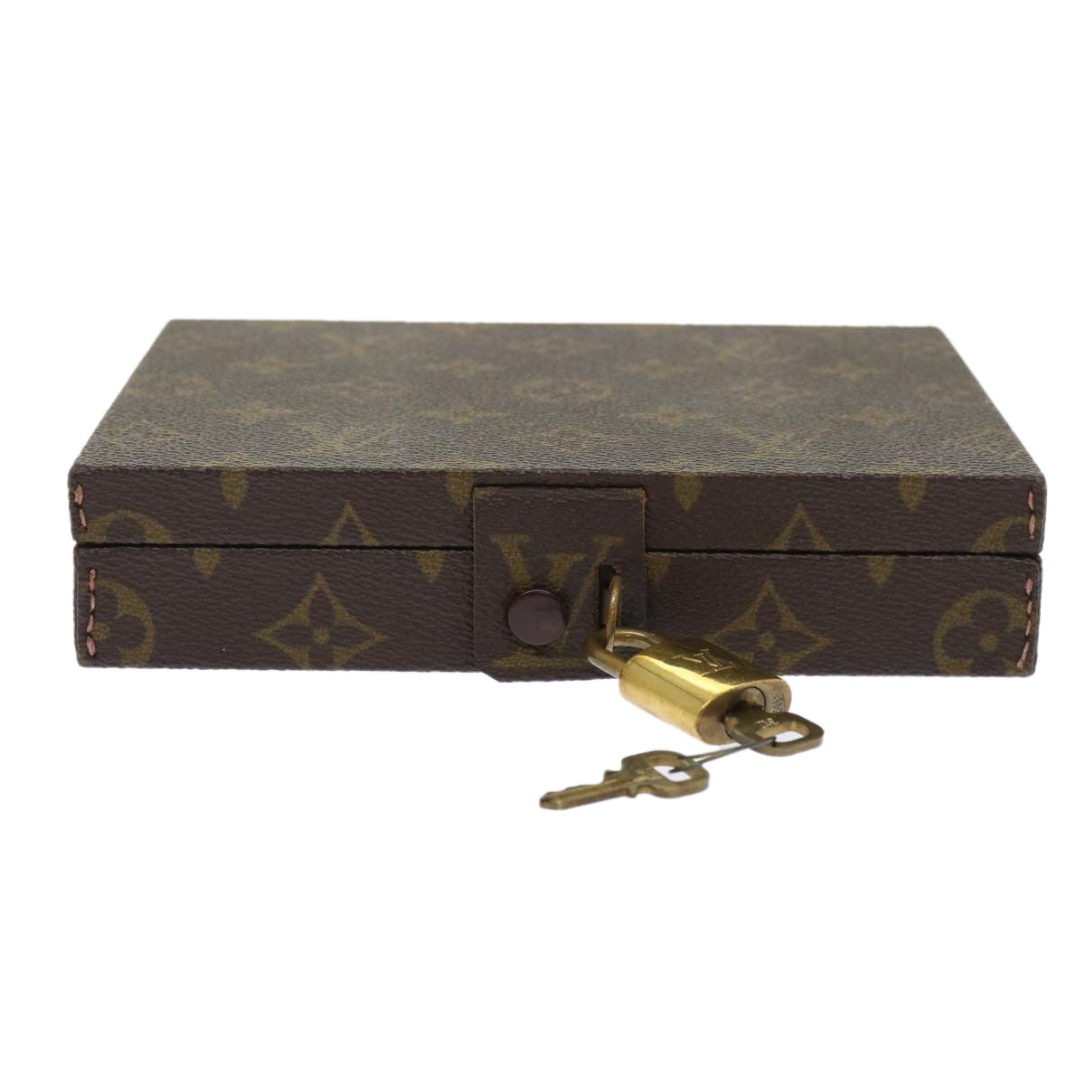 LOUIS VUITTON Monogram Boite Bijou PM Accessory Case M47324 LV Auth 47841