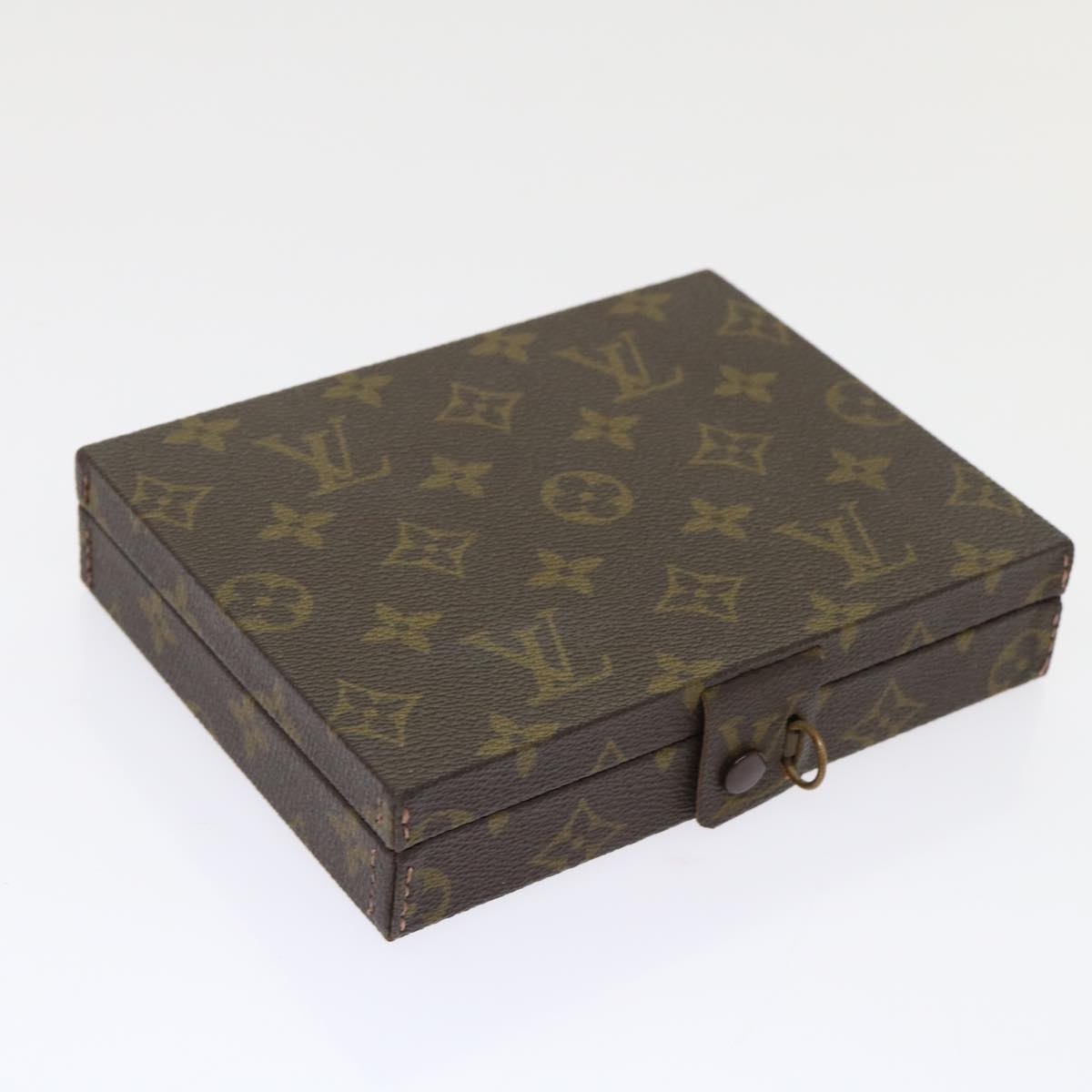 LOUIS VUITTON Monogram Boite Bijou PM Accessory Case M47324 LV Auth 47841