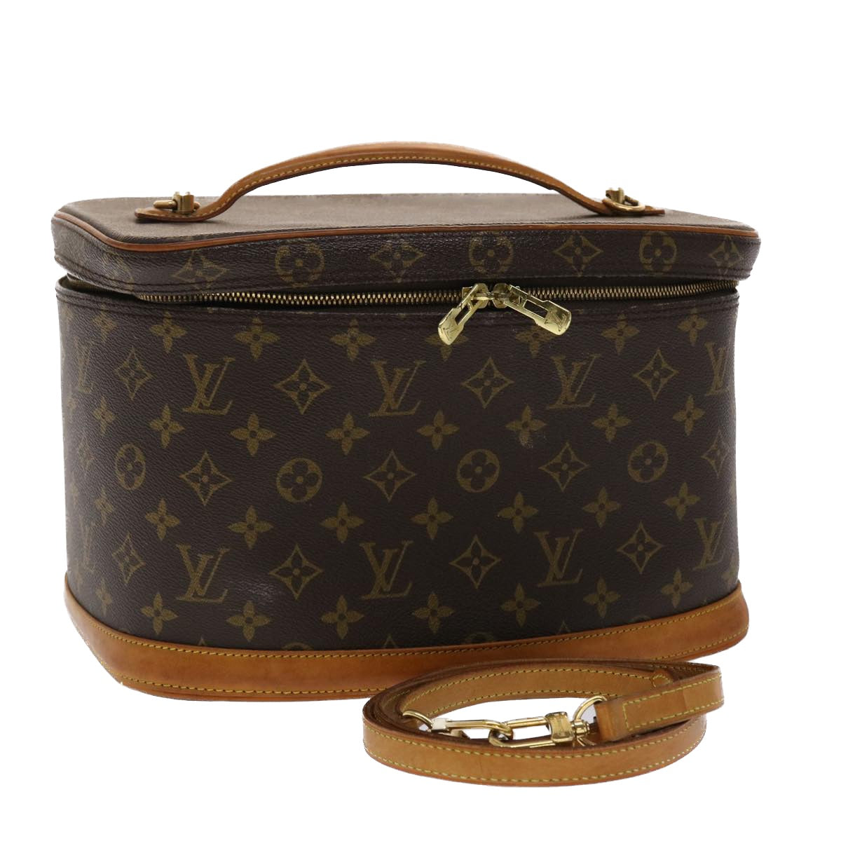 LOUIS VUITTON Monogram Nice Hand Bag 2way M47280 LV Auth 47844