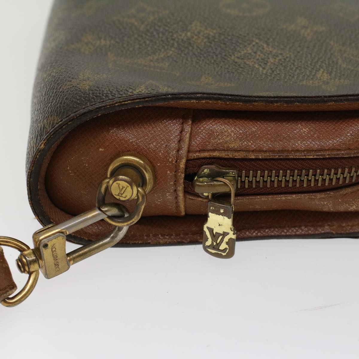 LOUIS VUITTON Monogram Orsay Clutch Bag M51790 LV Auth 47884