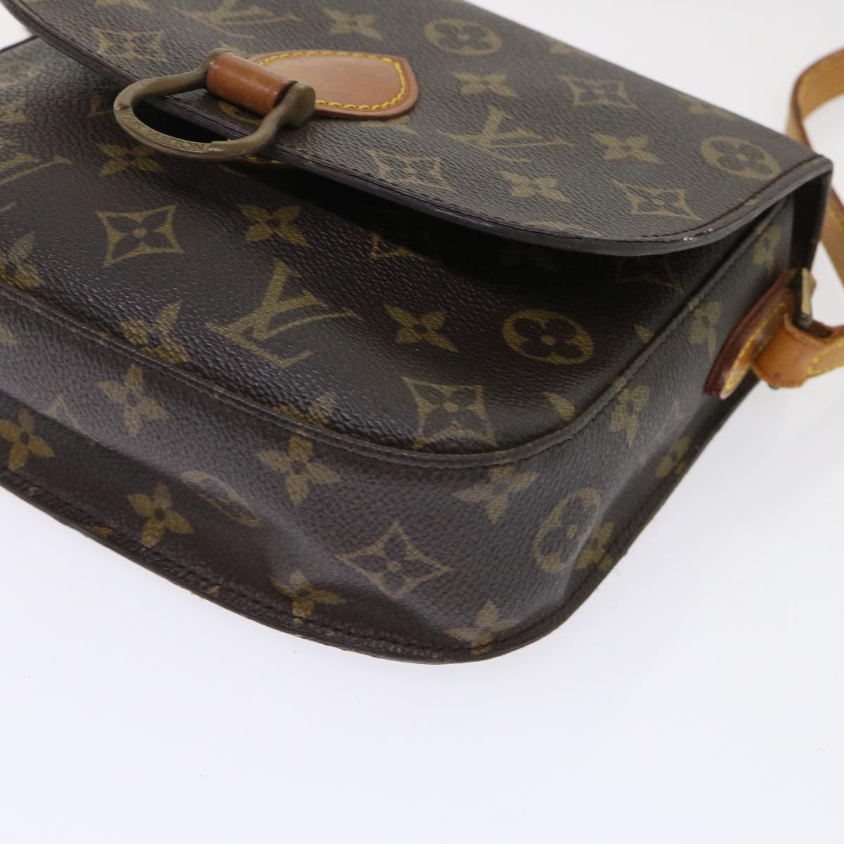 LOUIS VUITTON Monogram Saint Cloud MM Shoulder Bag M51243 LV Auth 47887