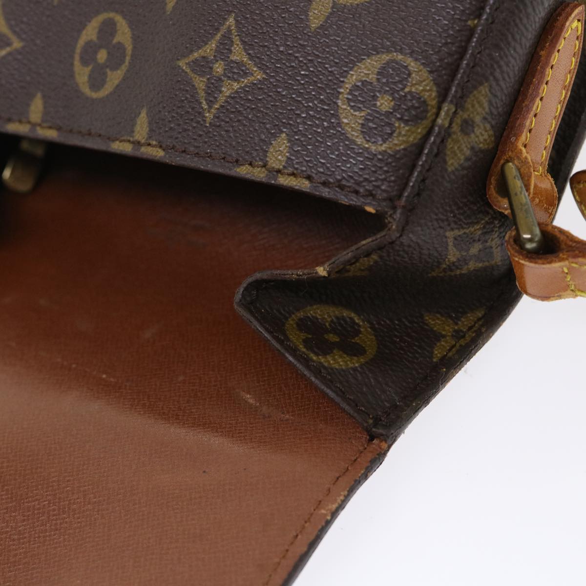 LOUIS VUITTON Monogram Saint Cloud MM Shoulder Bag M51243 LV Auth 47887