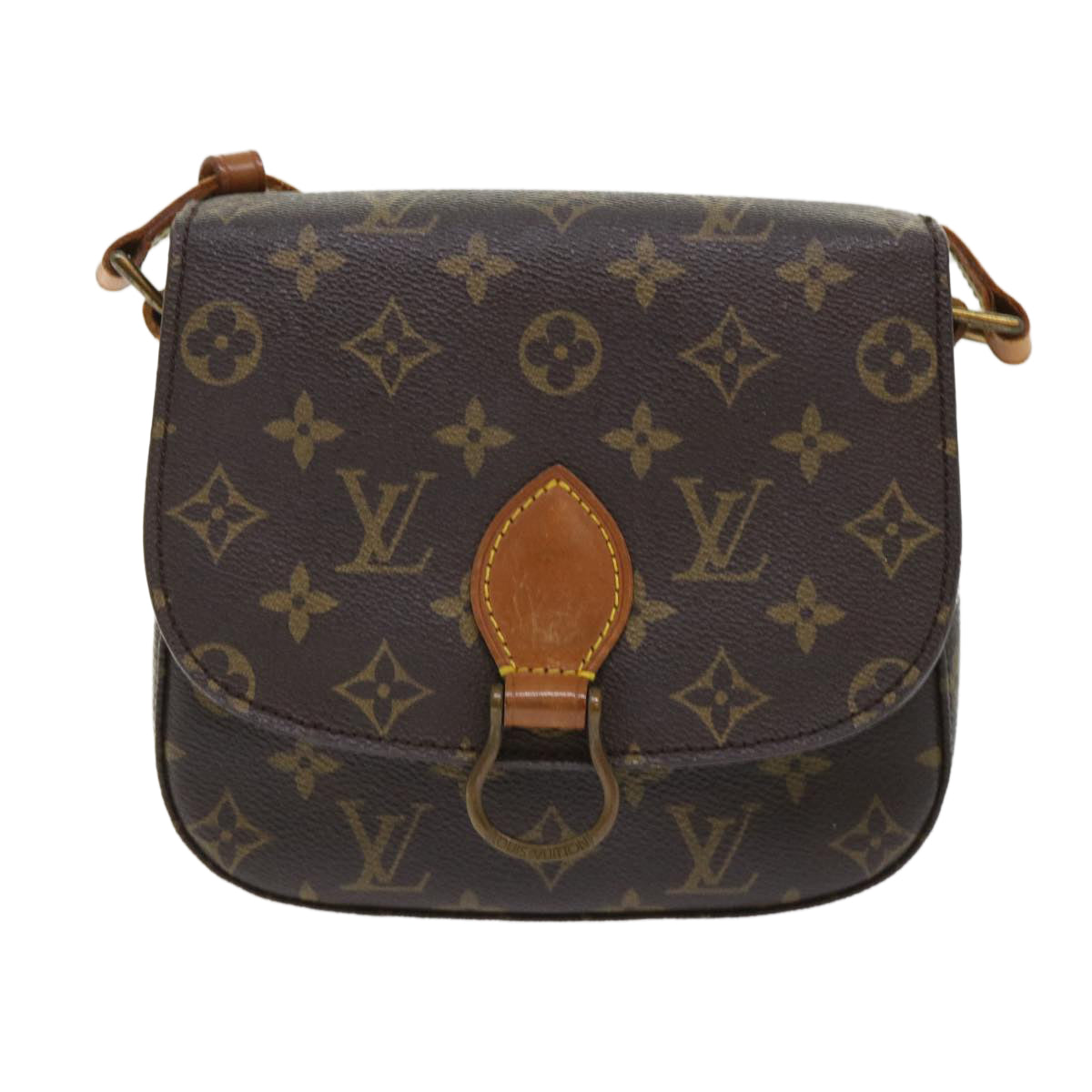 LOUIS VUITTON Monogram Saint Cloud MM Shoulder Bag M51243 LV Auth 47887