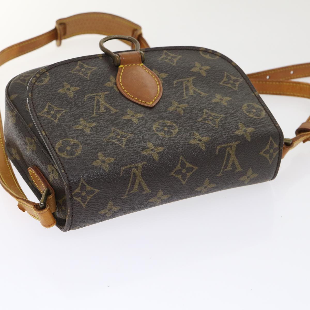 LOUIS VUITTON Monogram Saint Cloud MM Shoulder Bag M51243 LV Auth 47887