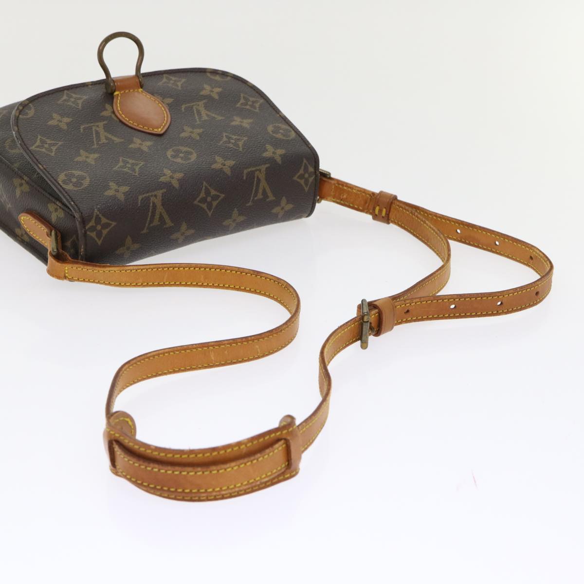 LOUIS VUITTON Monogram Saint Cloud MM Shoulder Bag M51243 LV Auth 47887