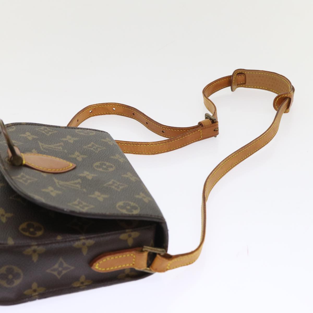 LOUIS VUITTON Monogram Saint Cloud MM Shoulder Bag M51243 LV Auth 47887