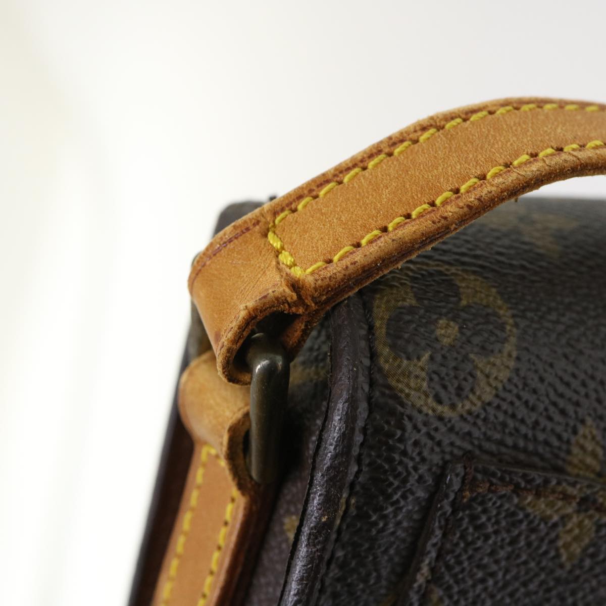 LOUIS VUITTON Monogram Saint Cloud MM Shoulder Bag M51243 LV Auth 47887