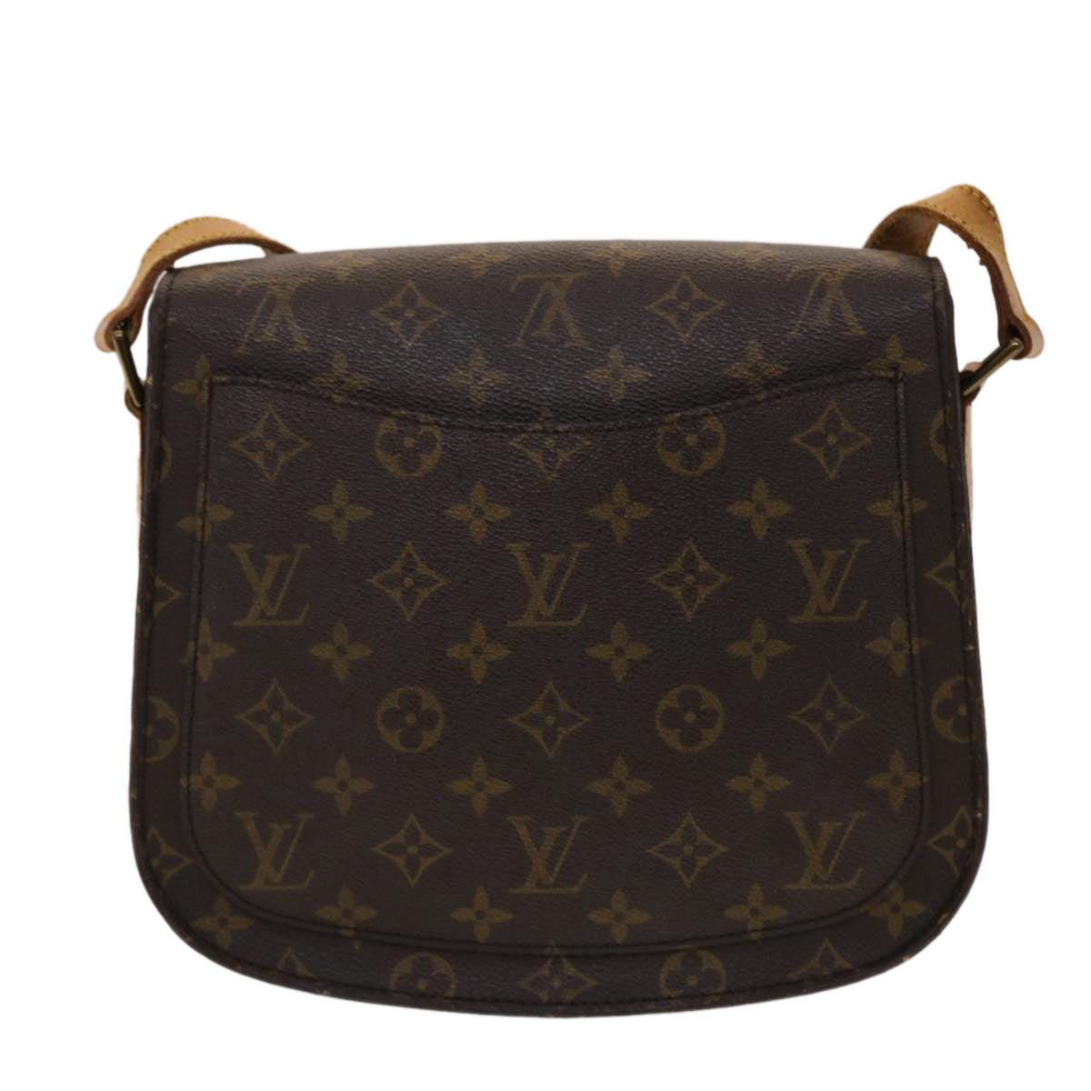 LOUIS VUITTON Monogram Saint Cloud GM Shoulder Bag M51242 LV Auth 47889