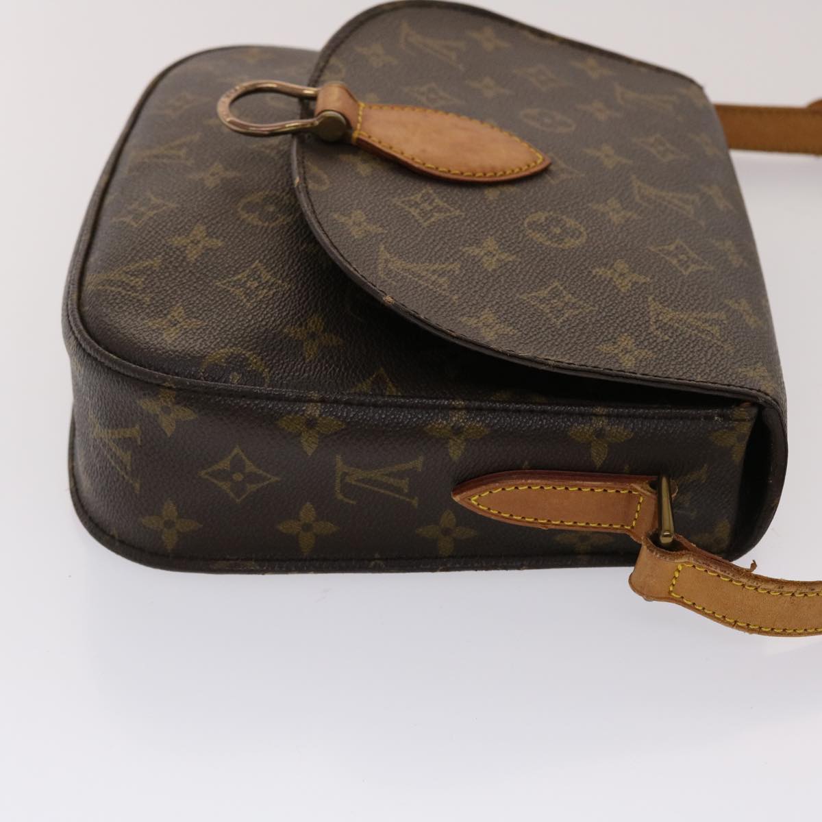 LOUIS VUITTON Monogram Saint Cloud GM Shoulder Bag M51242 LV Auth 47889