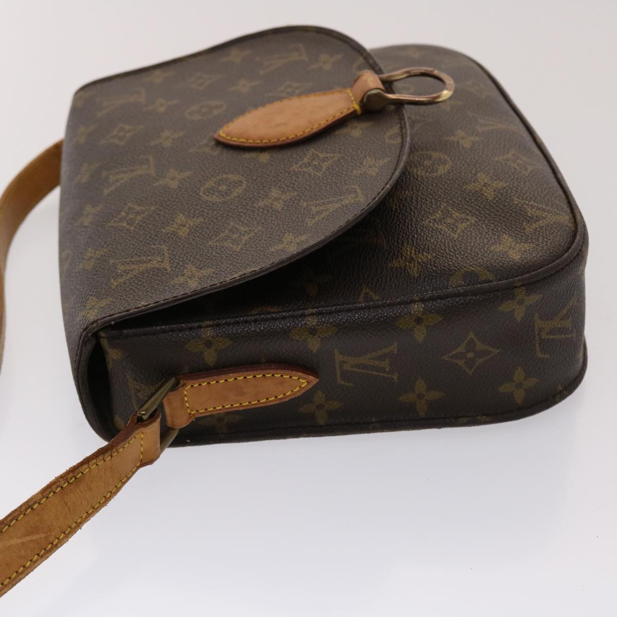 LOUIS VUITTON Monogram Saint Cloud GM Shoulder Bag M51242 LV Auth 47889