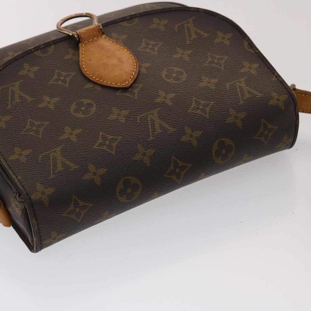 LOUIS VUITTON Monogram Saint Cloud GM Shoulder Bag M51242 LV Auth 47889