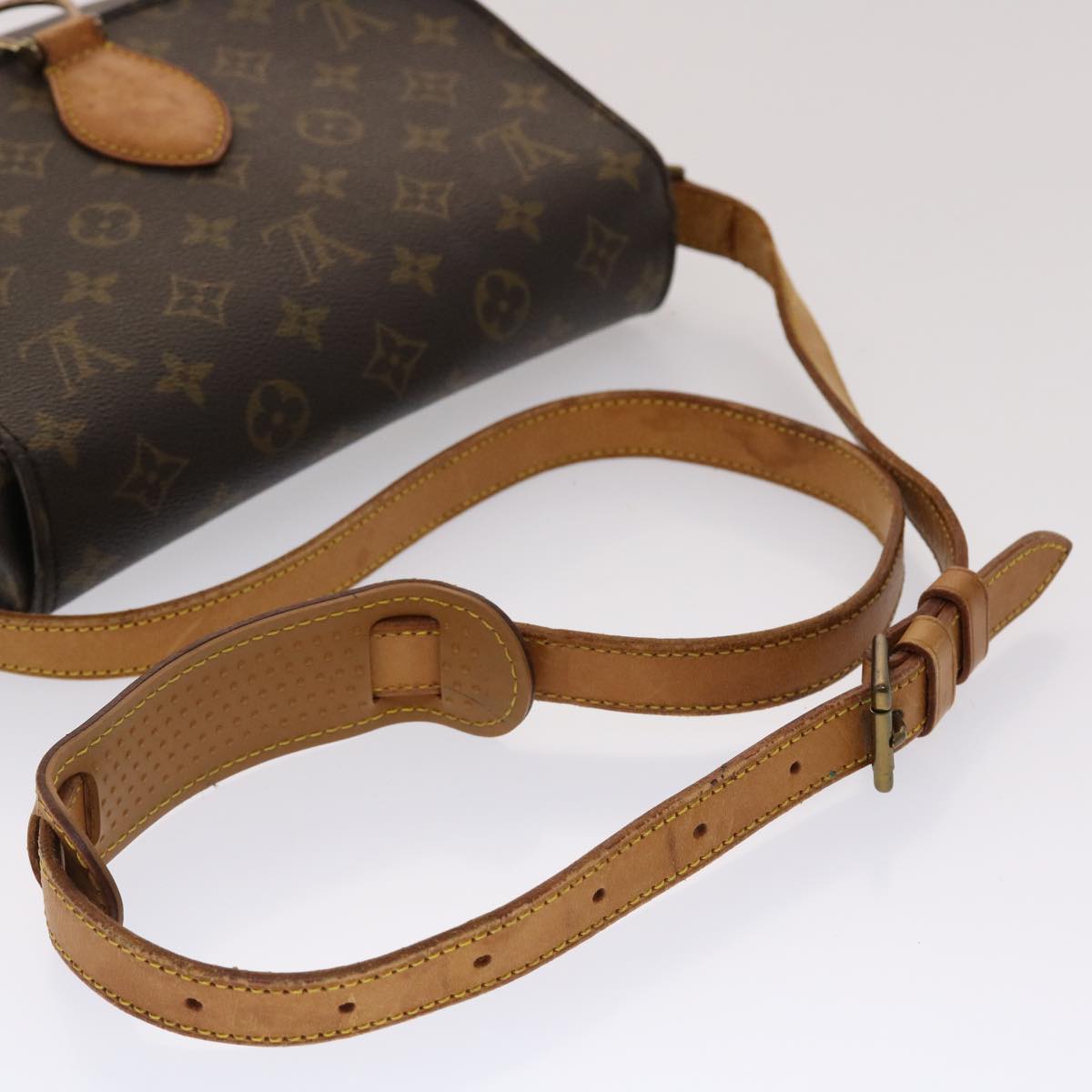 LOUIS VUITTON Monogram Saint Cloud GM Shoulder Bag M51242 LV Auth 47889