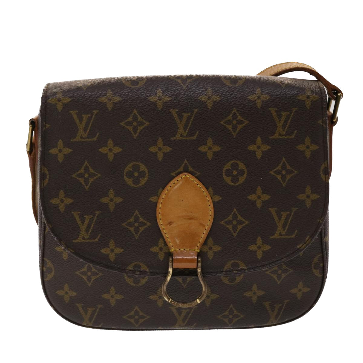 LOUIS VUITTON Monogram Saint Cloud GM Shoulder Bag M51242 LV Auth 47890