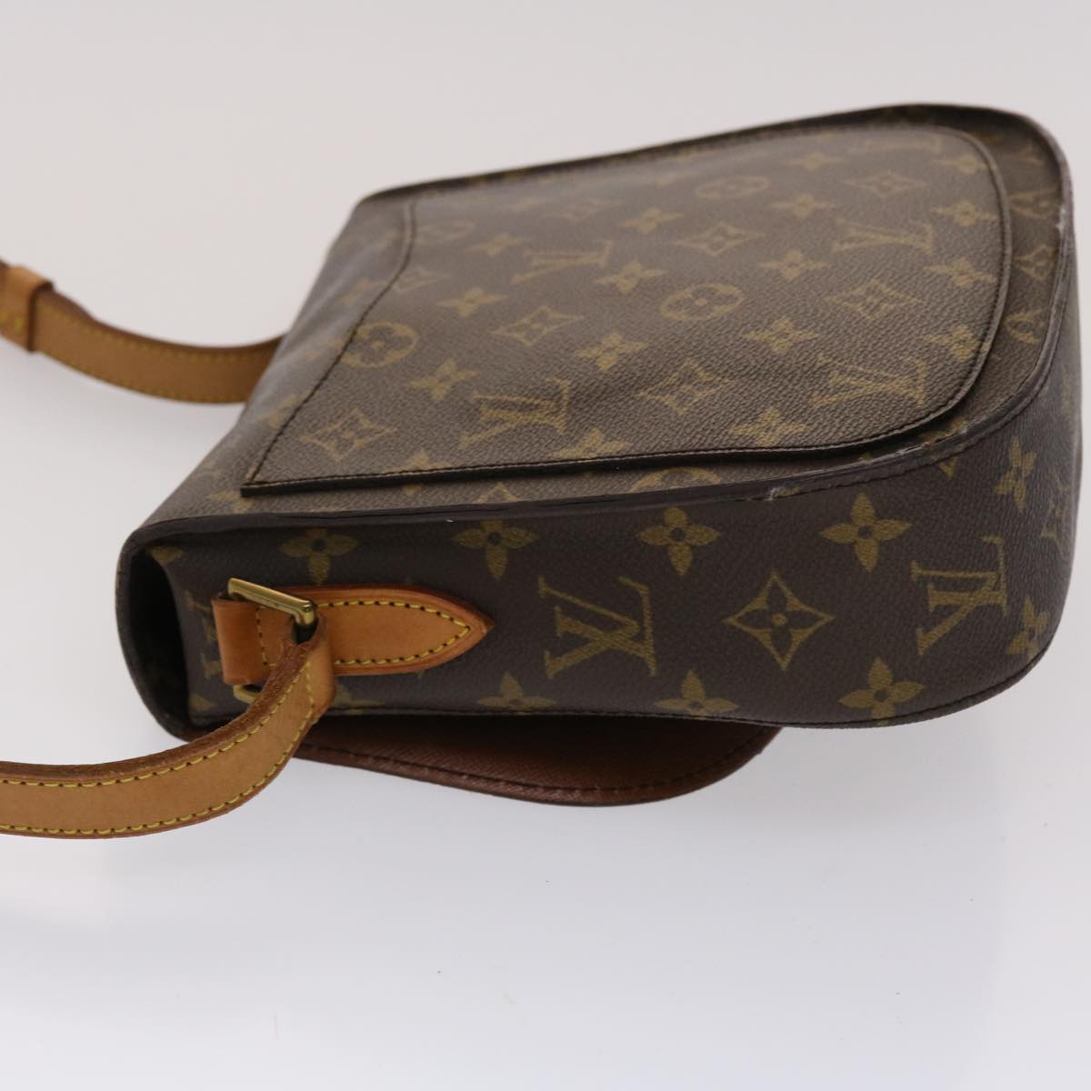 LOUIS VUITTON Monogram Saint Cloud GM Shoulder Bag M51242 LV Auth 47890