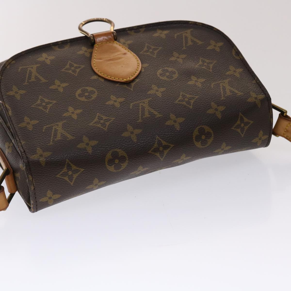 LOUIS VUITTON Monogram Saint Cloud GM Shoulder Bag M51242 LV Auth 47890