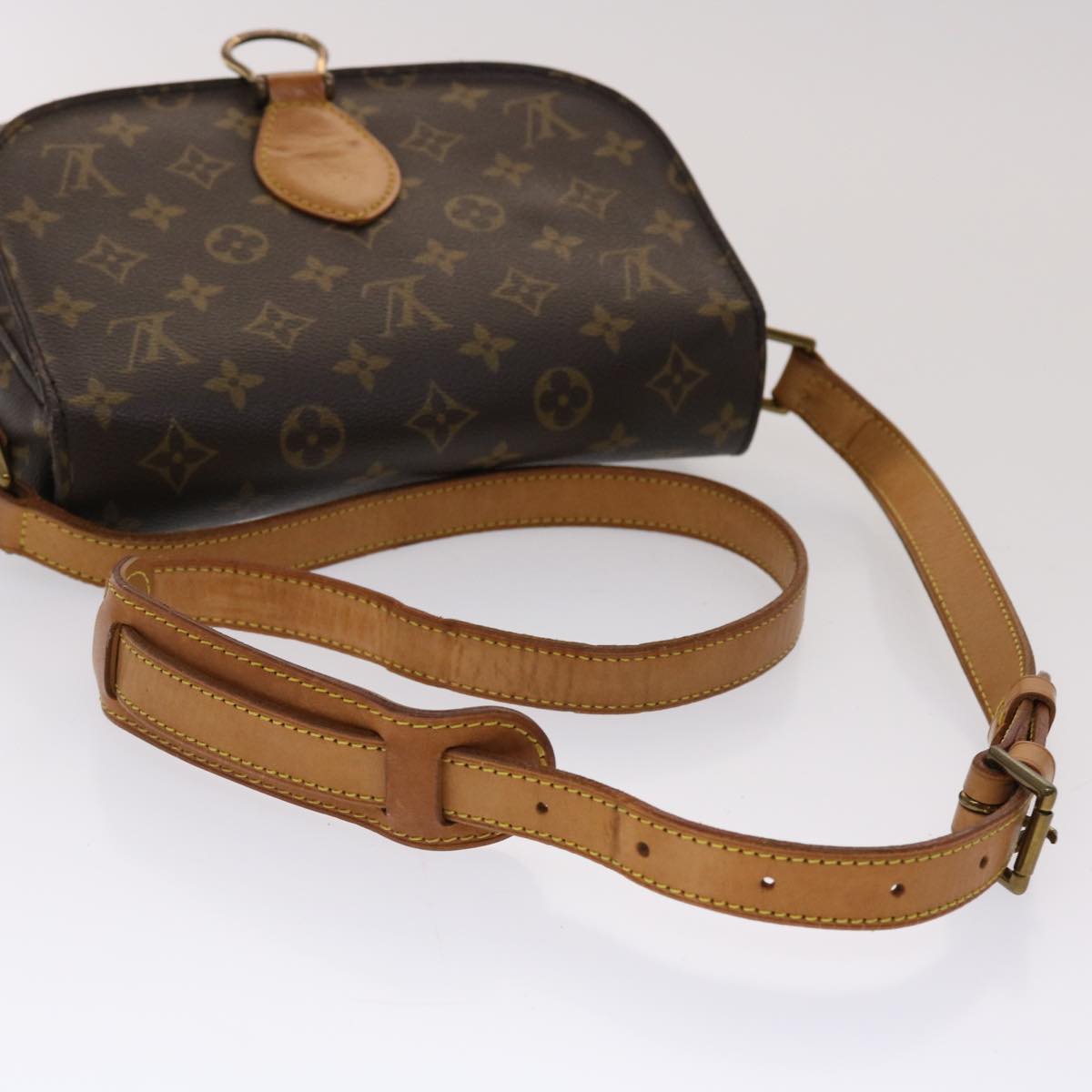 LOUIS VUITTON Monogram Saint Cloud GM Shoulder Bag M51242 LV Auth 47890