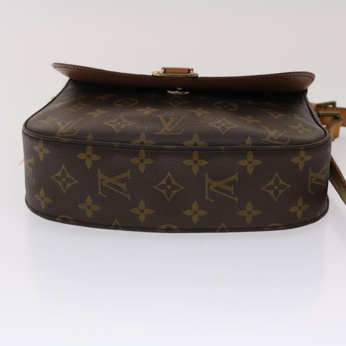 LOUIS VUITTON Monogram Saint Cloud GM Shoulder Bag M51242 LV Auth 47890