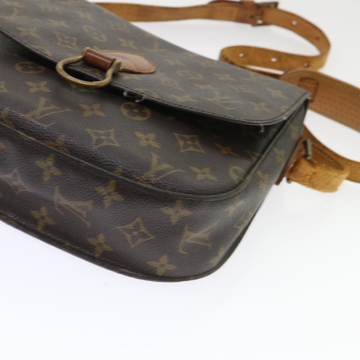 LOUIS VUITTON Monogram Saint Cloud GM Shoulder Bag M51242 LV Auth 47891