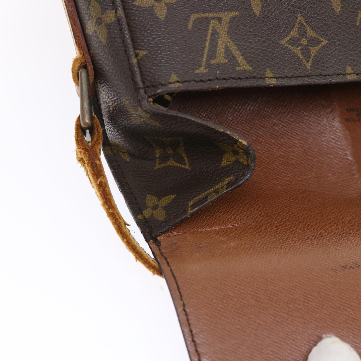 LOUIS VUITTON Monogram Saint Cloud GM Shoulder Bag M51242 LV Auth 47891