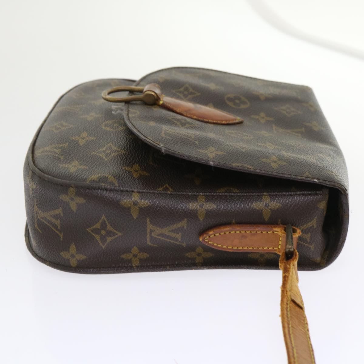 LOUIS VUITTON Monogram Saint Cloud GM Shoulder Bag M51242 LV Auth 47891