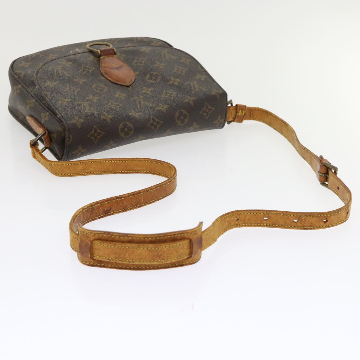 LOUIS VUITTON Monogram Saint Cloud GM Shoulder Bag M51242 LV Auth 47891