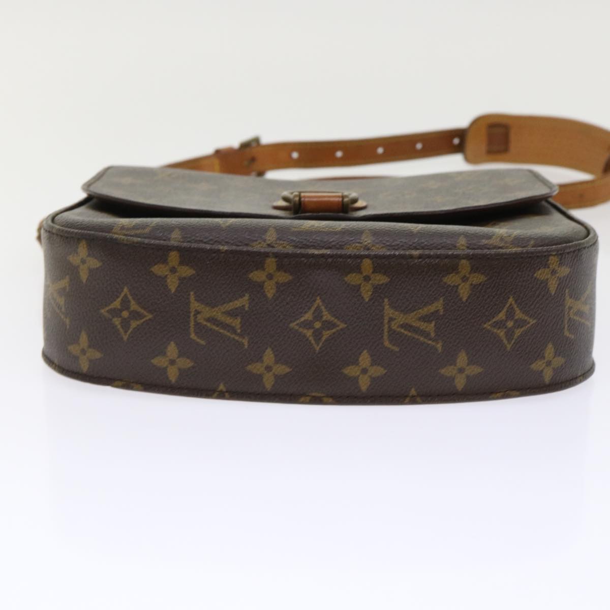 LOUIS VUITTON Monogram Saint Cloud GM Shoulder Bag M51242 LV Auth 47892