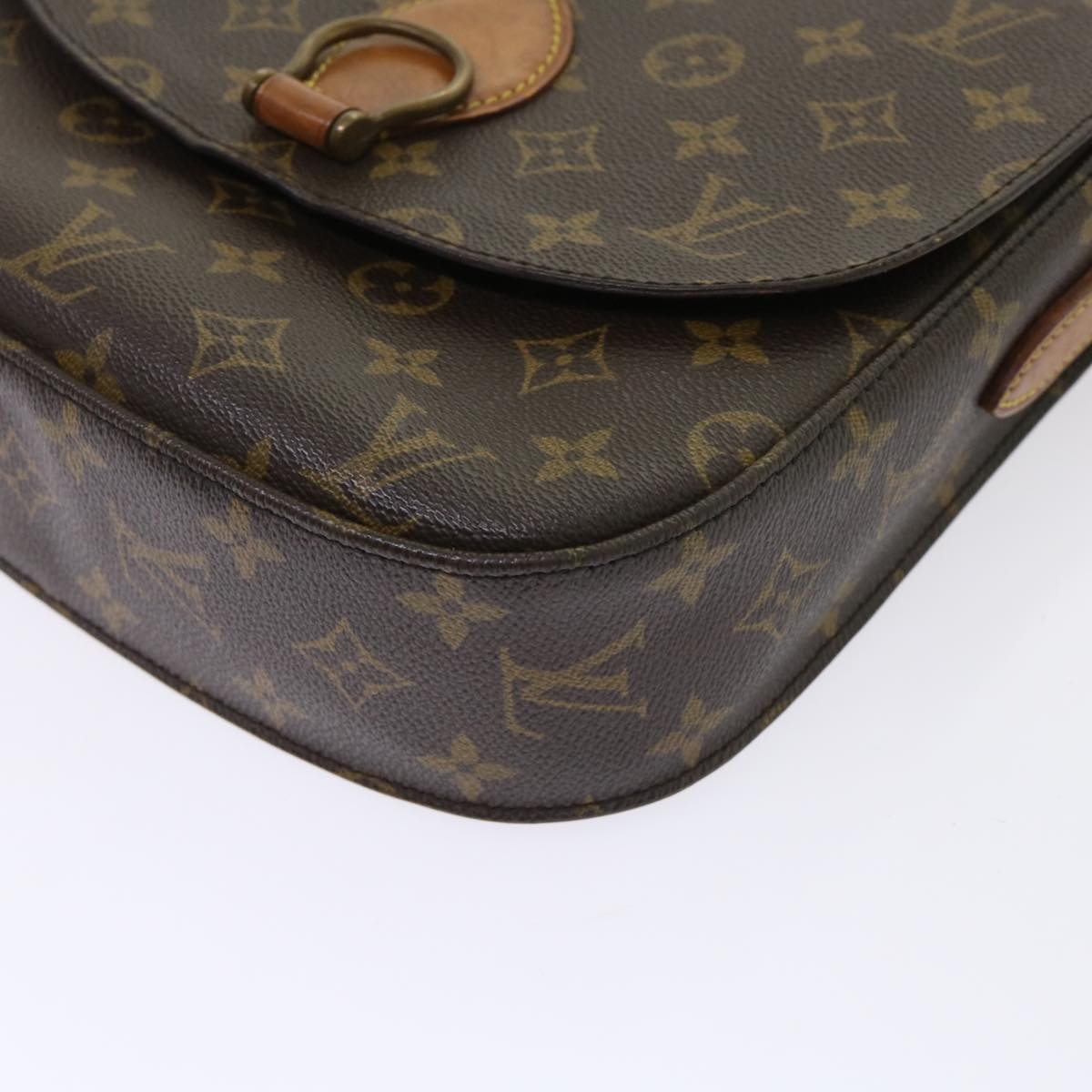 LOUIS VUITTON Monogram Saint Cloud GM Shoulder Bag M51242 LV Auth 47892