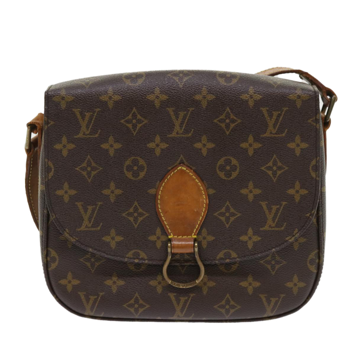 LOUIS VUITTON Monogram Saint Cloud GM Shoulder Bag M51242 LV Auth 47892