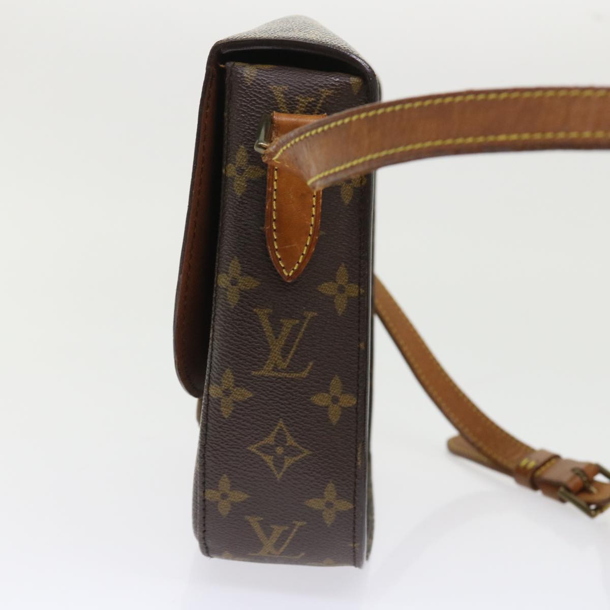 LOUIS VUITTON Monogram Saint Cloud GM Shoulder Bag M51242 LV Auth 47892