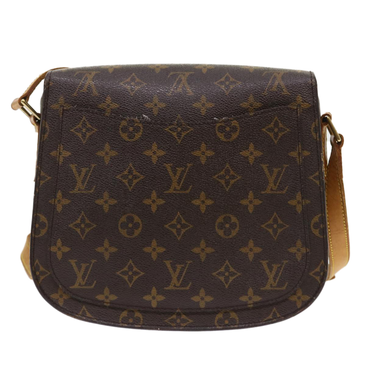 LOUIS VUITTON Monogram Saint Cloud GM Shoulder Bag M51242 LV Auth 47895