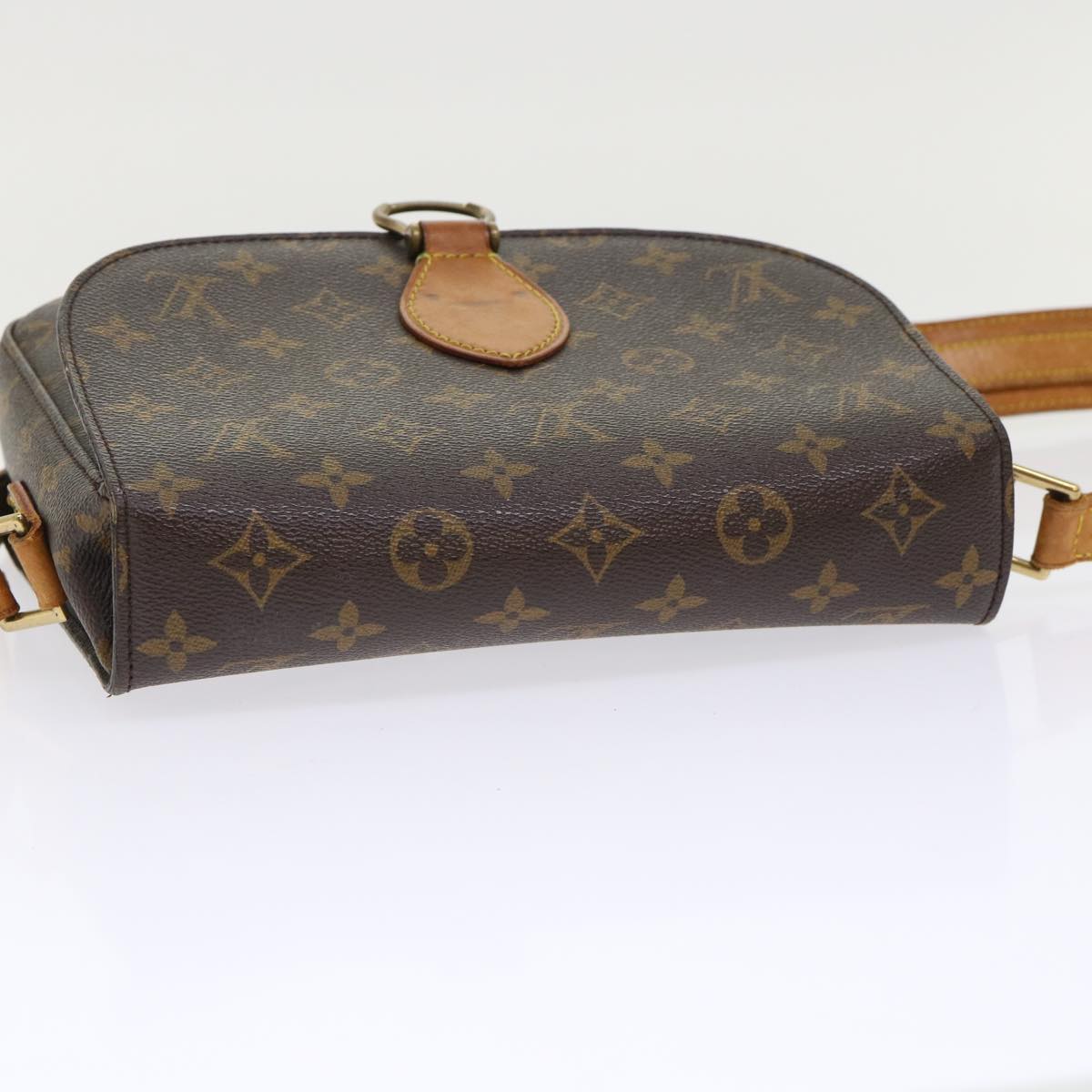 LOUIS VUITTON Monogram Saint Cloud GM Shoulder Bag M51242 LV Auth 47895