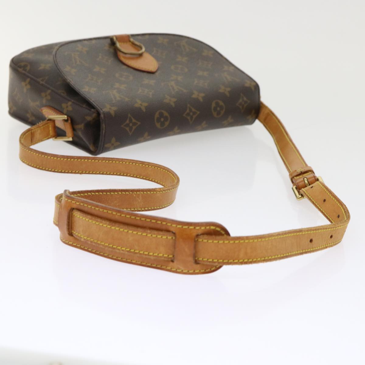 LOUIS VUITTON Monogram Saint Cloud GM Shoulder Bag M51242 LV Auth 47895