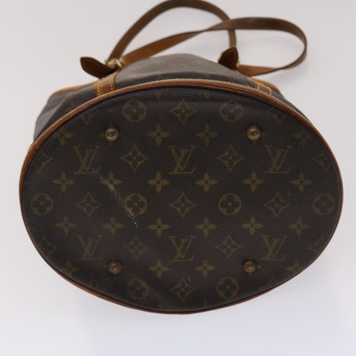 LOUIS VUITTON Monogram Bucket GM Shoulder Bag M42236 LV Auth 47918