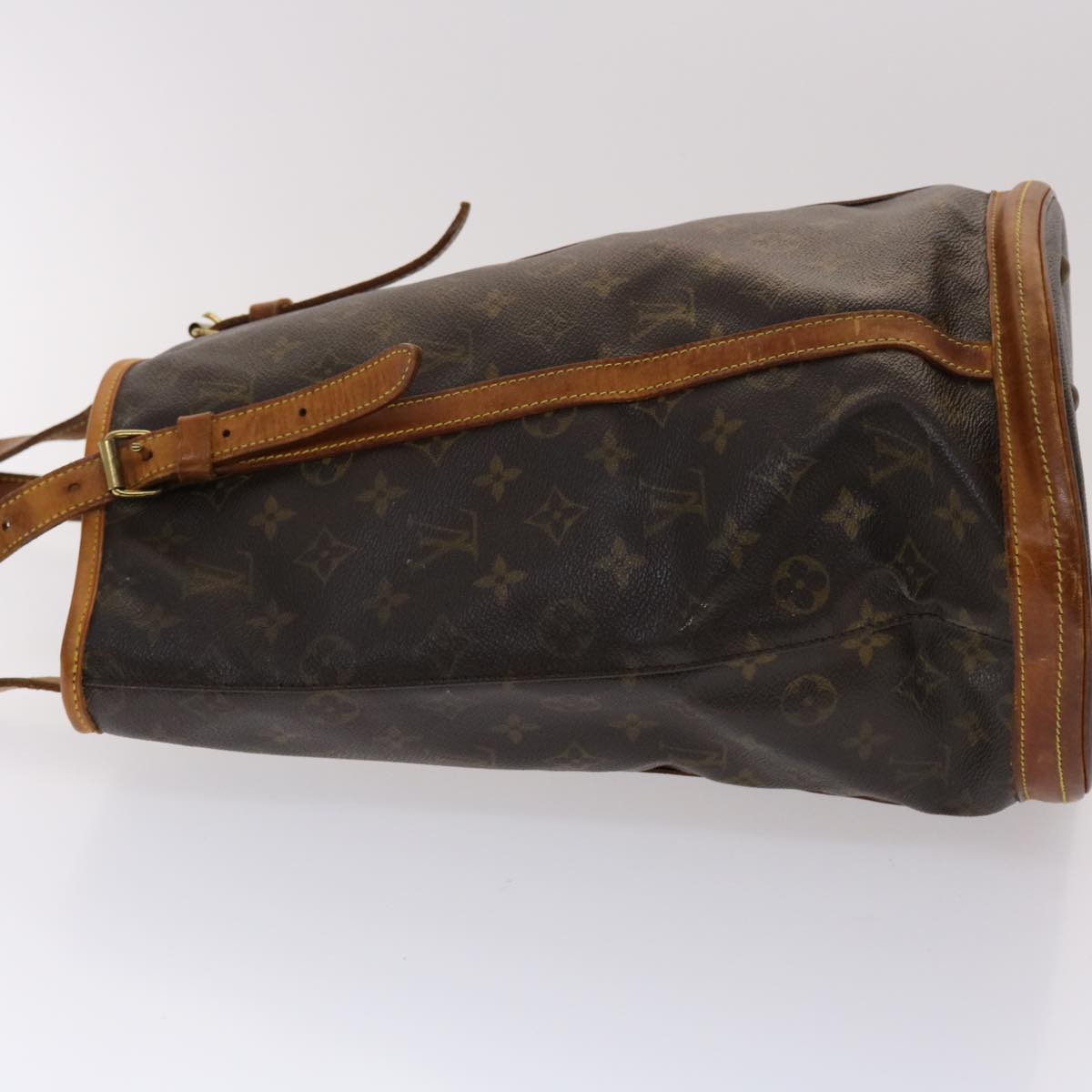 LOUIS VUITTON Monogram Bucket GM Shoulder Bag M42236 LV Auth 47918