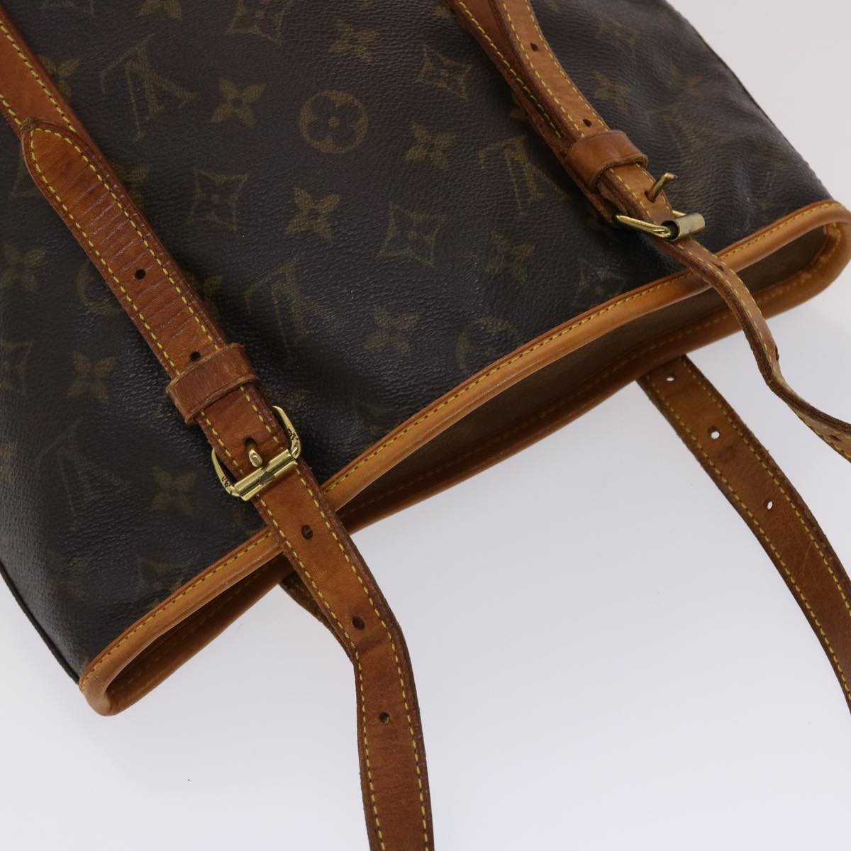 LOUIS VUITTON Monogram Bucket GM Shoulder Bag M42236 LV Auth 47918