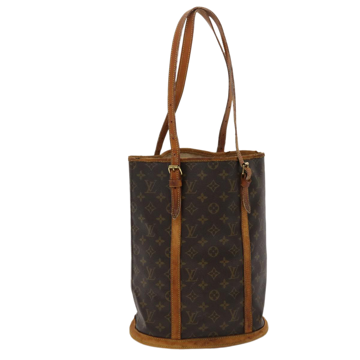 LOUIS VUITTON Monogram Bucket GM Shoulder Bag M42236 LV Auth 47920